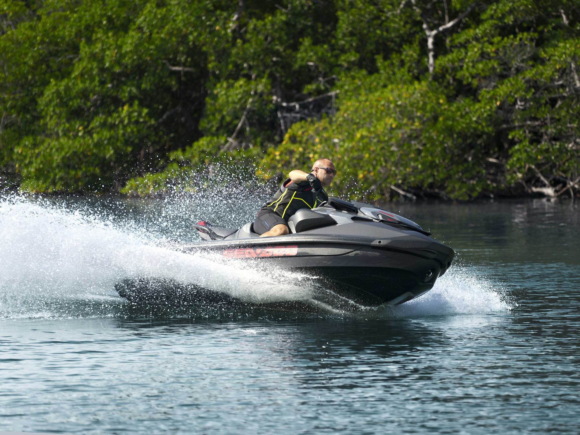 New 2024 Sea-Doo GTR-X 300 iBR + Sound System, White Bear