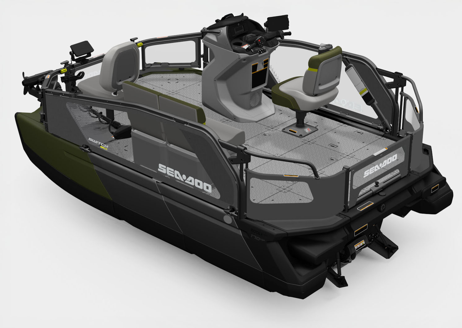 2026 Sea-Doo Switch Fish Compact - 170 hp in Topeka, Kansas - Photo 3