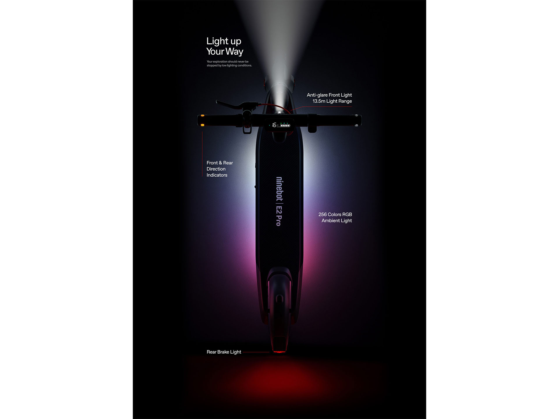 New 2024 Segway Ninebot eKickScooter E2 Pro | Personal