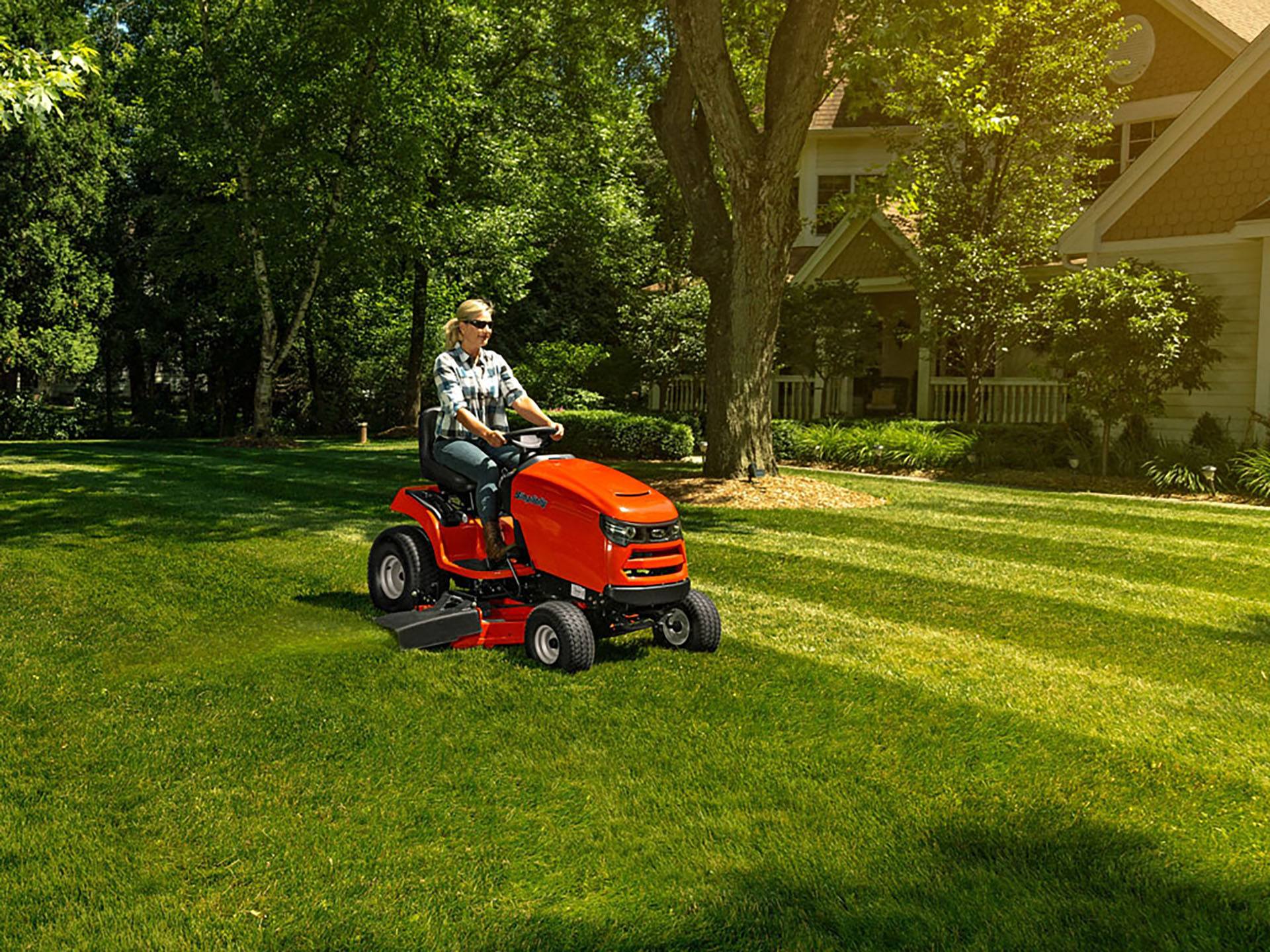 New 2023 Simplicity Regent 42 in. B S PXi Series 23 hp Lawn Mowers Riding in Westfield WI Orange