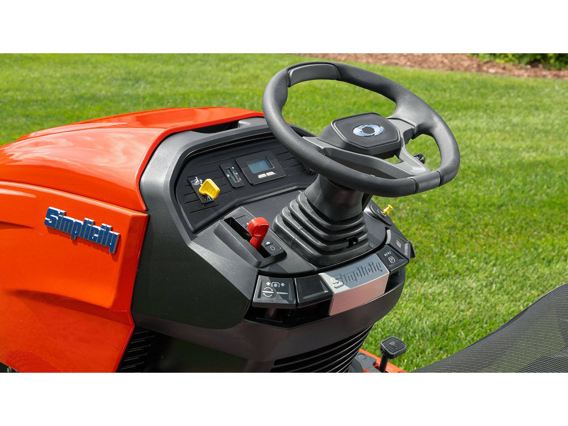 New 2024 Simplicity Broadmoor 52 in. B S PXi Series 25 hp Orange Lawn Mowers Riding in Chester VT Stock Benny s Power