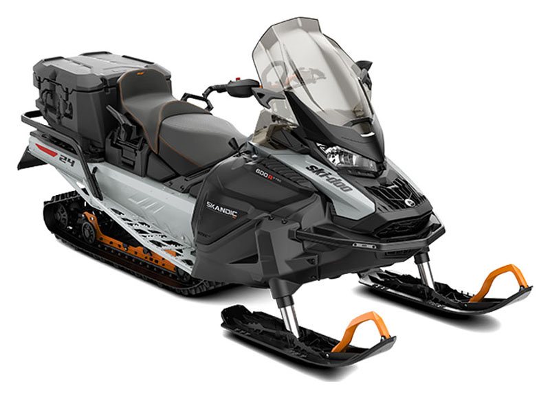 2023 Ski-Doo Skandic SE 600R E-TEC ES Silent Ice Cobra WT 1.5 Track 24 in. in Huron, Ohio