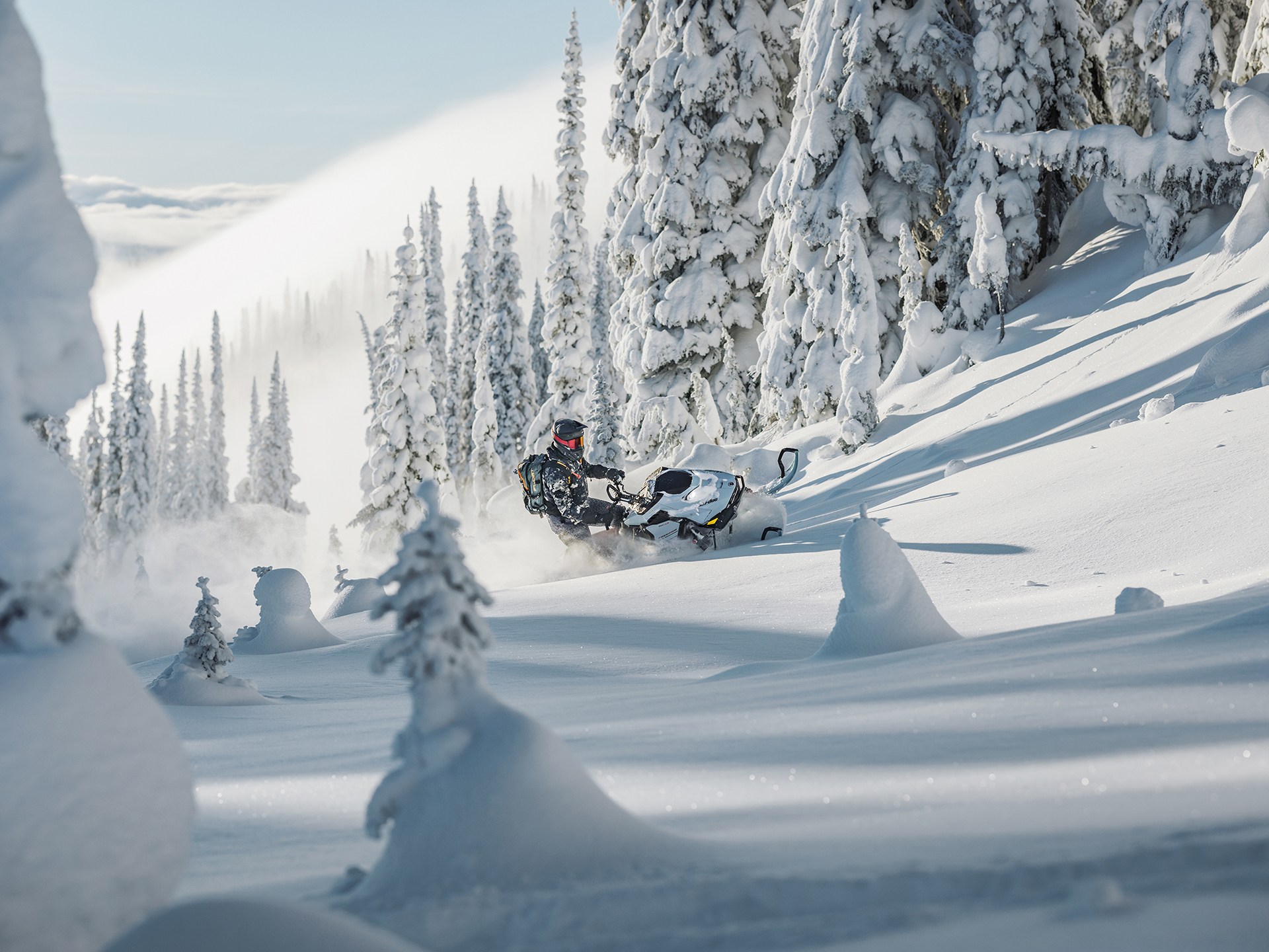 2024 Ski-Doo Freeride 154 850 E-TEC Turbo R SHOT PowderMax X-Light 3.0 HAC in Huron, Ohio - Photo 4