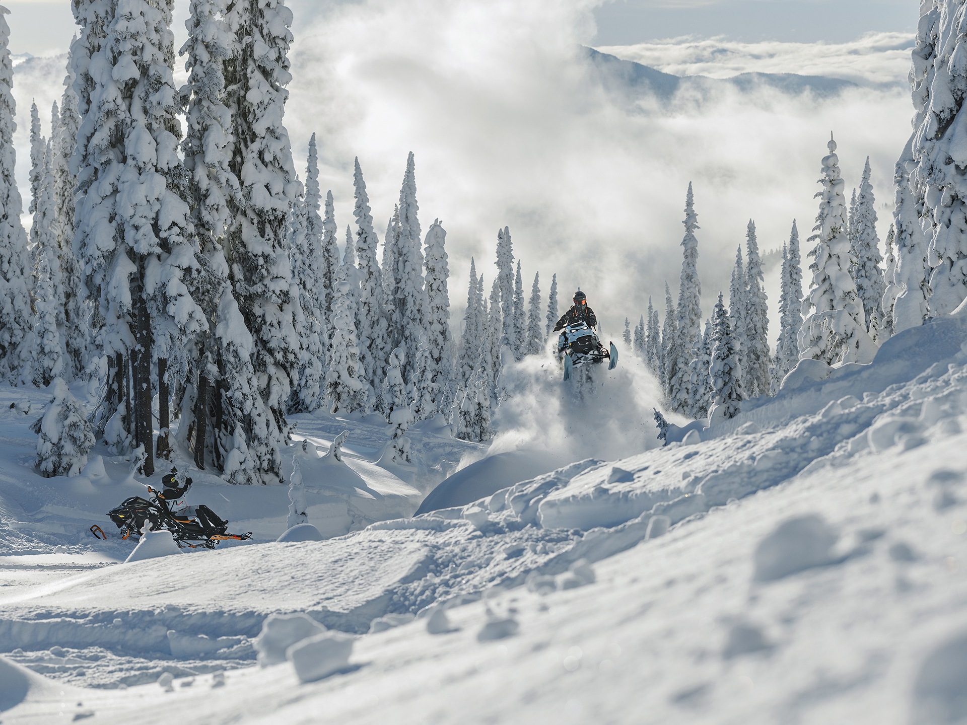 2024 Ski-Doo Freeride 154 850 E-TEC Turbo R SHOT PowderMax X-Light 3.0 HAC in Huron, Ohio - Photo 5