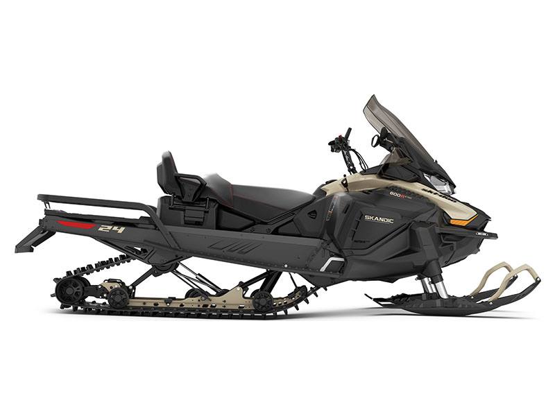 2024 Ski-Doo Skandic LE 600R E-TEC ES Silent Cobra WT 1.5 Track 24 in. in Huron, Ohio - Photo 2