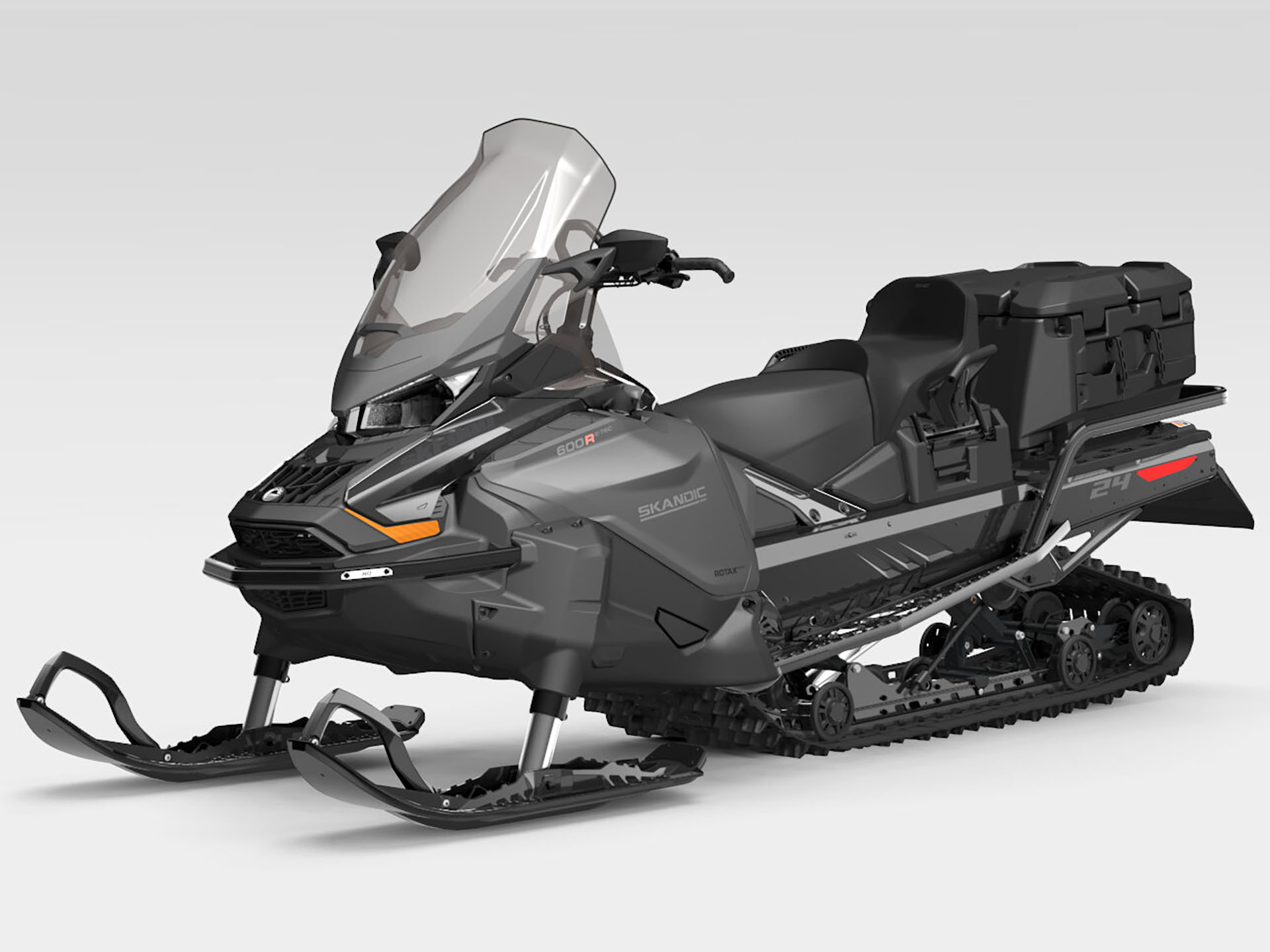 2025 Ski-Doo Skandic SE 600R E-TEC ES Silent Cobra WT 1.5 Track 24 in. in Enfield, Connecticut - Photo 2