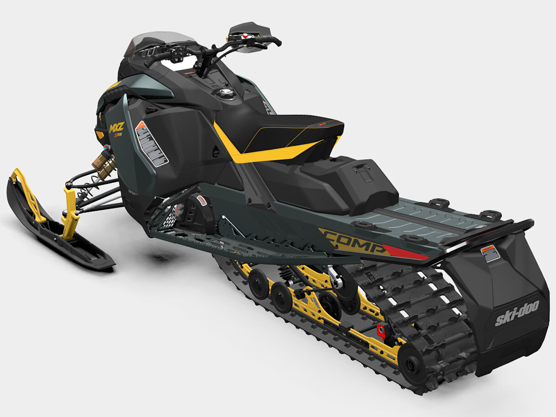 即納 Ski doo 08-17 XP/XM/XR SLP カーボンリアバンパー 146-163