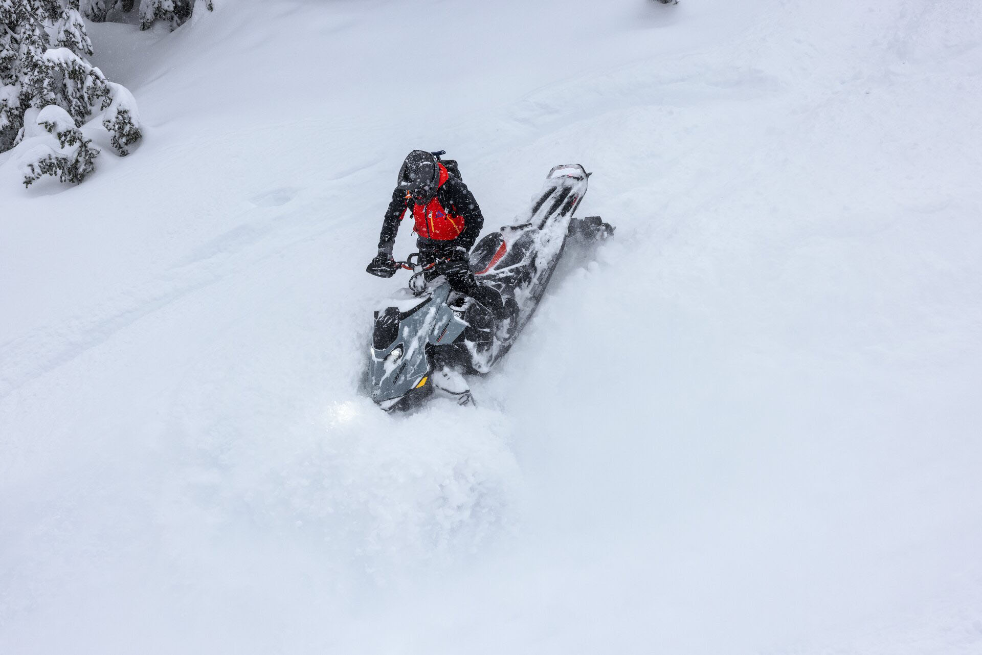 2027 Ski-Doo Summit Edge 165 850 E-TEC Turbo R SHOT PowderMax X-Light 3.0 in Stratford, Wisconsin - Photo 7
