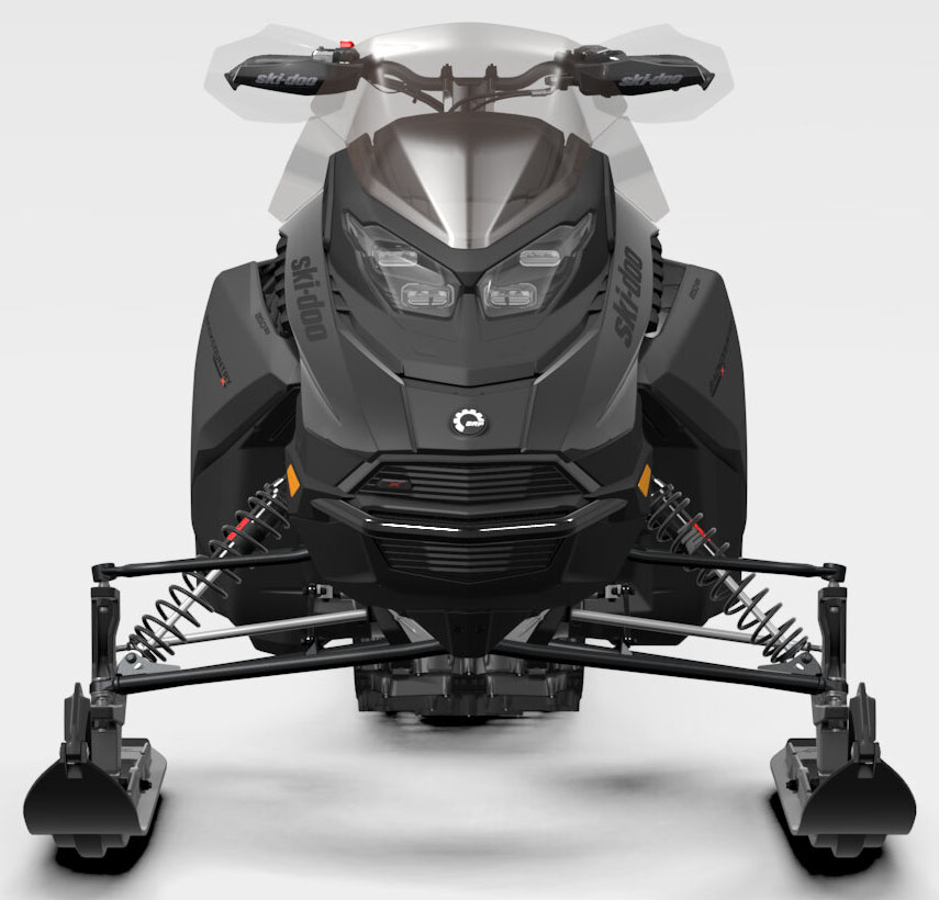 2027 Ski-Doo Backcountry X 850 E-TEC ES Ice Storm 1.5 in Stratford, Wisconsin - Photo 4