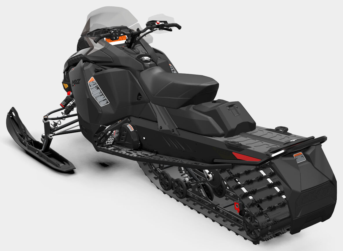 New 2027 Ski-Doo MXZ X 129 600RR E-TEC ES RipSaw 1.25 Snowmobiles