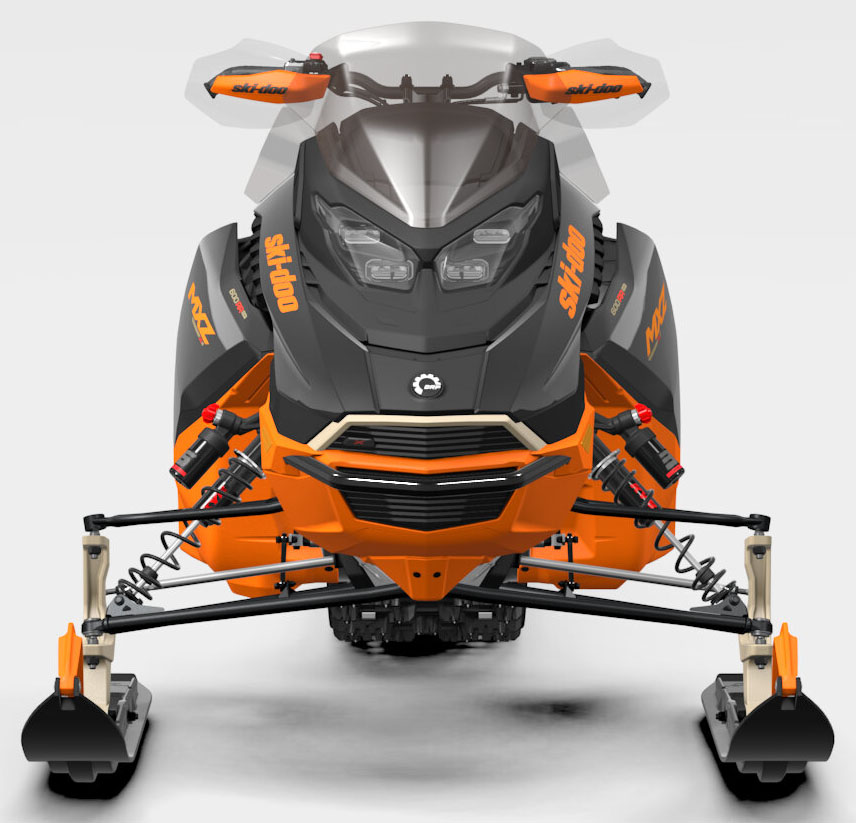 2027 Ski-Doo MXZ X 137 600RR E-TEC ES Silent Ice Ripper in Stratford, Wisconsin - Photo 4