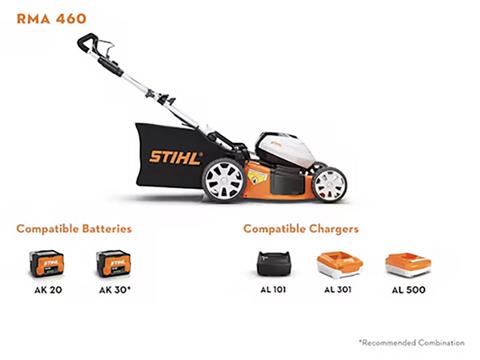 Stihl RMA 460 19 in. Push w/ AK 30 Battery, AL 101 Charger & Battery Cover in Calmar, Iowa - Photo 4