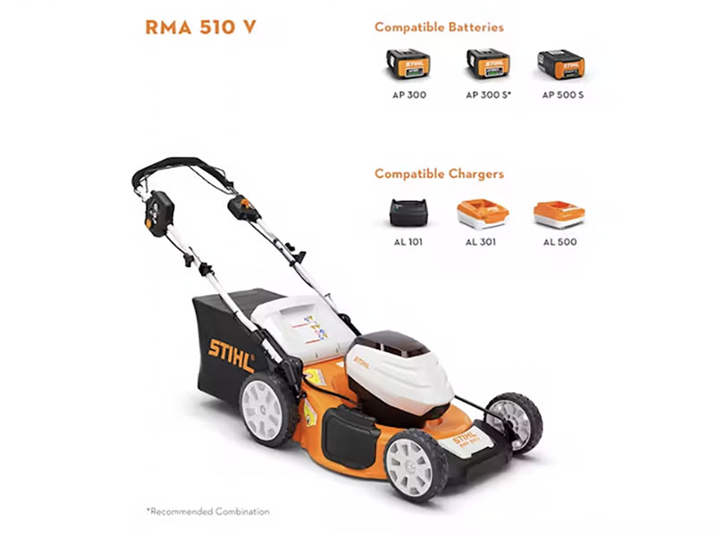 Stihl RMA 510 V 21 in. Self-Propelled w/ AP 300 S Battery & AL 301 Charger in Calmar, Iowa