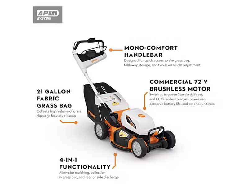 Stihl RMA 756 V 21 in. Self-Propelled w/o Battery and Charger in Calmar, Iowa - Photo 2