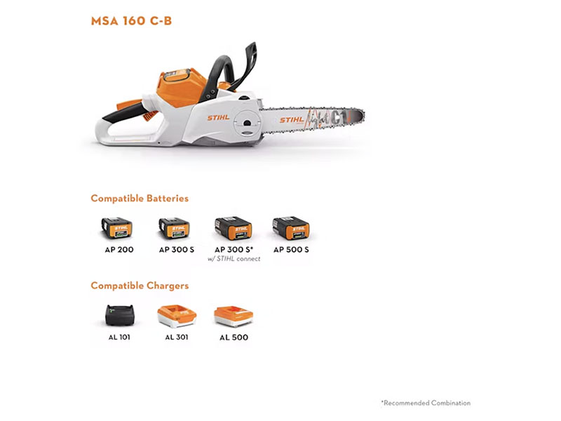 Stihl MSA 160 C-B 14 in. Bar w/ AP 500 S Battery & AL 300 Charger in Calmar, Iowa - Photo 2