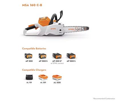 Stihl MSA 160 C-B 14 in. Bar w/ AP 500 S Battery & AL 300 Charger in Calmar, Iowa - Photo 2
