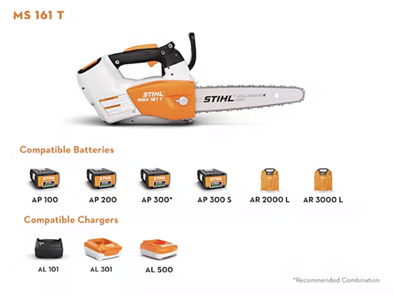Stihl MSA 161 T 12 in. Bar w/ AP 200 Battery & AL 301 Charger in Mio, Michigan - Photo 2