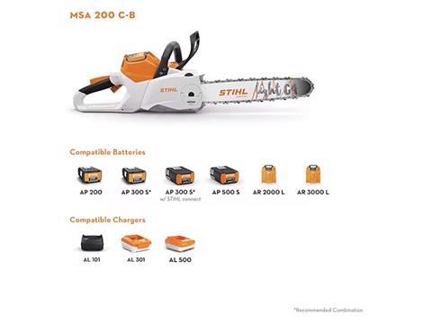 Stihl MSA 200 C-B 16 in. Bar w/ AP 300 S Battery & AL 301 Charger in Calmar, Iowa - Photo 2