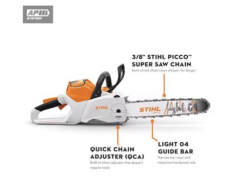 Stihl MSA 220 C-B 16 in. Bar w/ AP 300 S Battery & AL 301 Charger in Calmar, Iowa - Photo 2