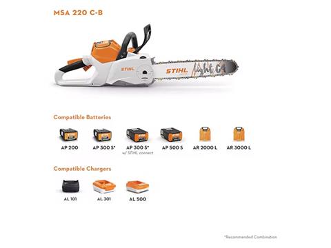 Stihl MSA 220 C-B 16 in. Bar w/ AP 300 S Battery & AL 301 Charger in Calmar, Iowa - Photo 3
