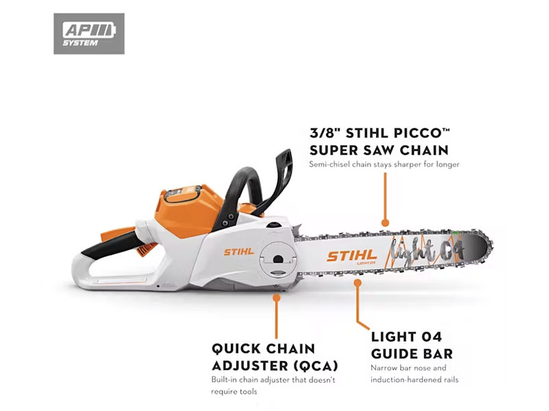 Stihl MSA 220 C-B 18 in. Bar w/ AP 300 S Battery & AL 301 Charger in Calmar, Iowa - Photo 2