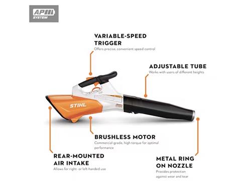 Stihl BGA 200 w/ AR 3000 L Backpack Battery, AL 500 Charger, Connecting Cable, AP Adaptor & Harness in Calmar, Iowa - Photo 2