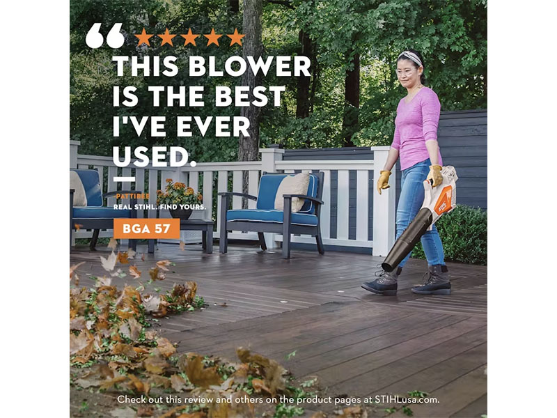 Stihl BGA 57 w/ AK 20 Battery & AL 101 Charger in Calmar, Iowa - Photo 4