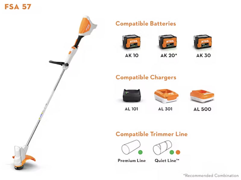 Stihl FSA 57 w/ AK 10 Battery & AL 101 Charger in Mio, Michigan - Photo 3
