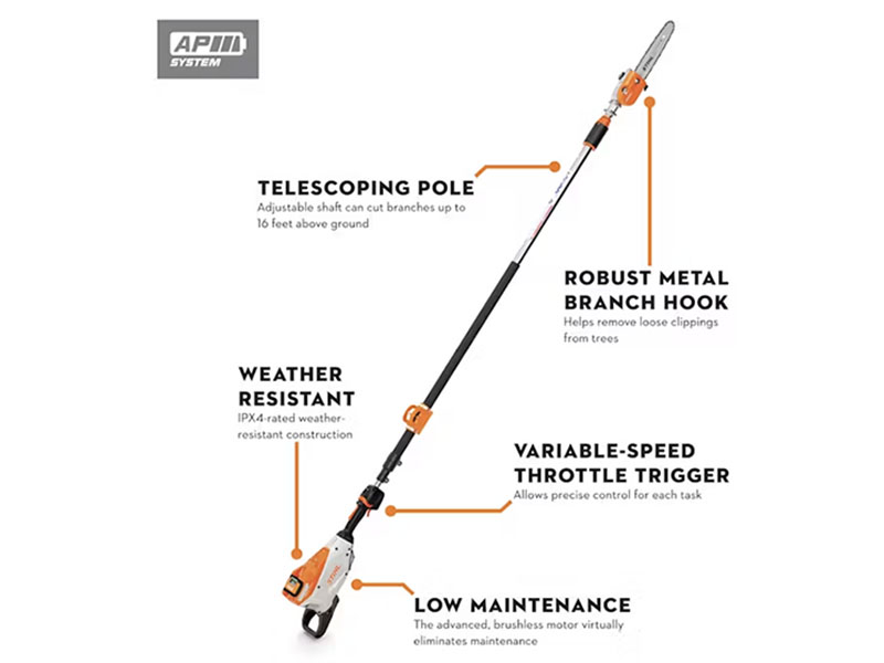 Stihl HTA 135 w/ AP 300 S Battery & AL 301 Charger in Calmar, Iowa - Photo 2