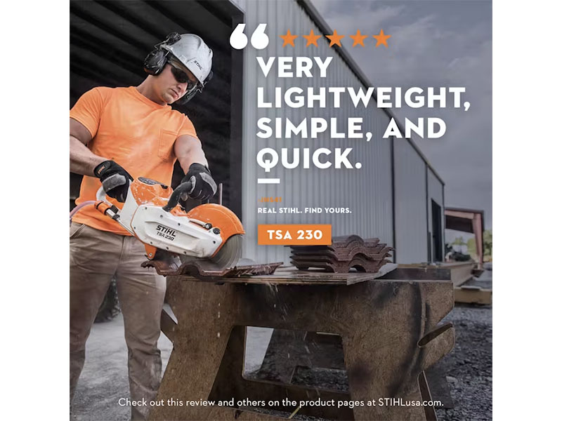 Stihl TSA 230 w/ AP 500 S Battery & AL 500 Charger in Calmar, Iowa - Photo 3