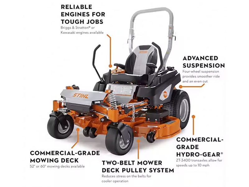 2024 Stihl RZ 552 52 in. Briggs & Stratton 27 hp in Calmar, Iowa - Photo 2
