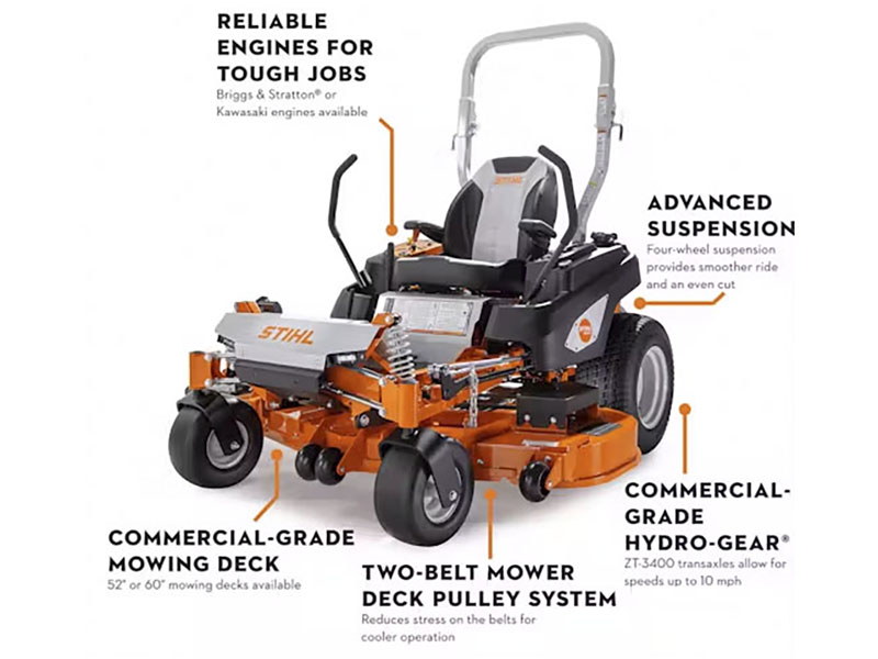 2024 Stihl RZ 552 K 52 in. Kawasaki 24 hp in Calmar, Iowa - Photo 2