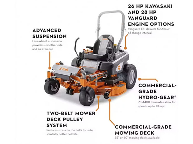 2024 Stihl RZ 752i 52 in. Vanguard EFI w/ Oil Guard 28 hp in Calmar, Iowa - Photo 2