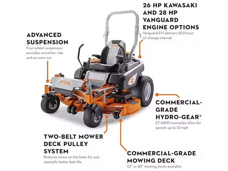 2024 Stihl RZ 760i 60 in. Vanguard EFI w/ Oil Guard 28 hp in Calmar, Iowa - Photo 2