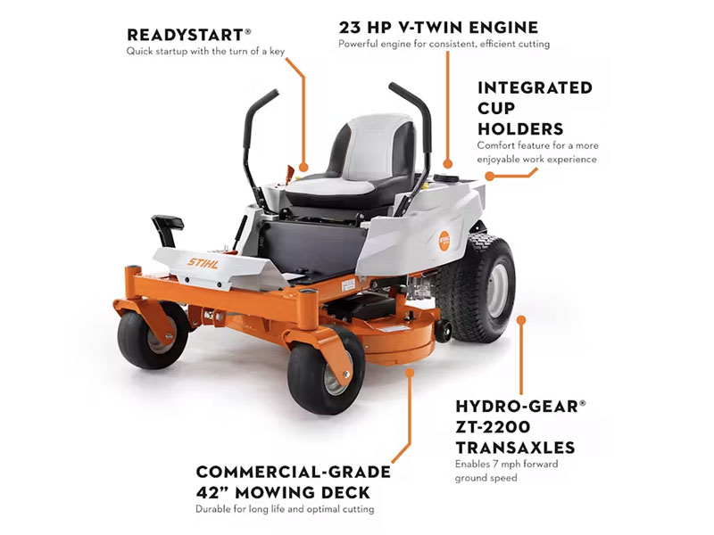 2025 Stihl RZ 142 42 in. Briggs & Stratton 23 hp in Calmar, Iowa - Photo 3
