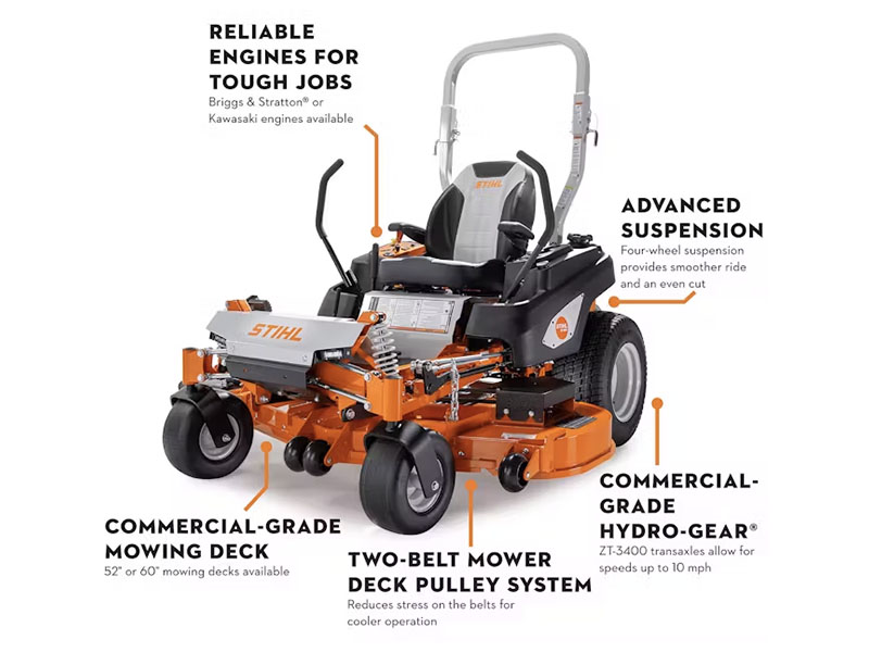2025 Stihl RZ 560 60 in. Briggs & Stratton 27 hp in Calmar, Iowa - Photo 2