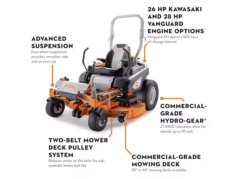 2025 Stihl RZ 760i K 60 in. Kawasaki EFI 26 hp in Calmar, Iowa - Photo 3