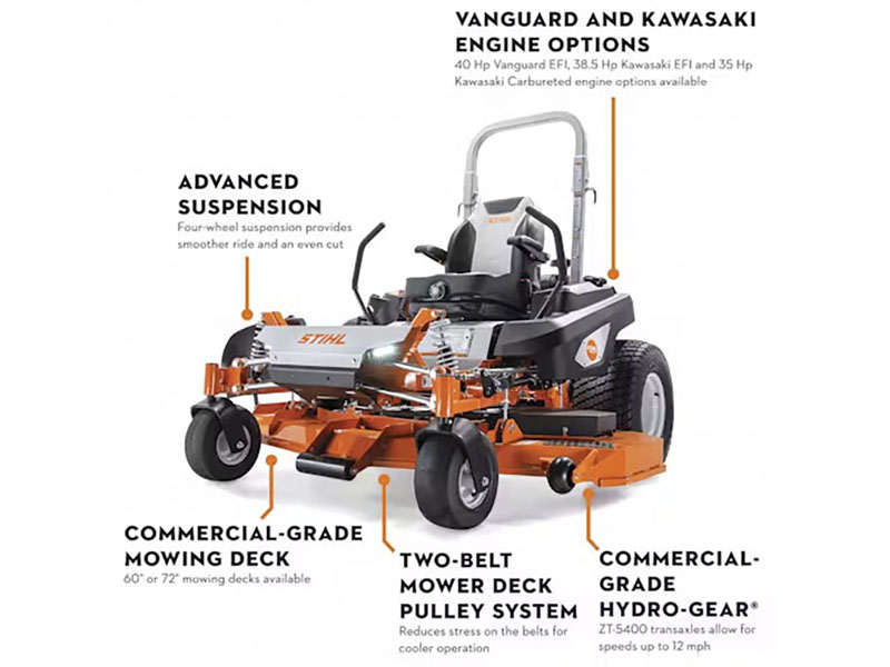 2024 Stihl RZ 972i K 72 in. Kawasaki EFI 38.5 hp in Calmar, Iowa - Photo 3