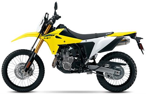 New 2027 Suzuki DR-Z4S Champion Yellow No. 2 / Solid Special White
