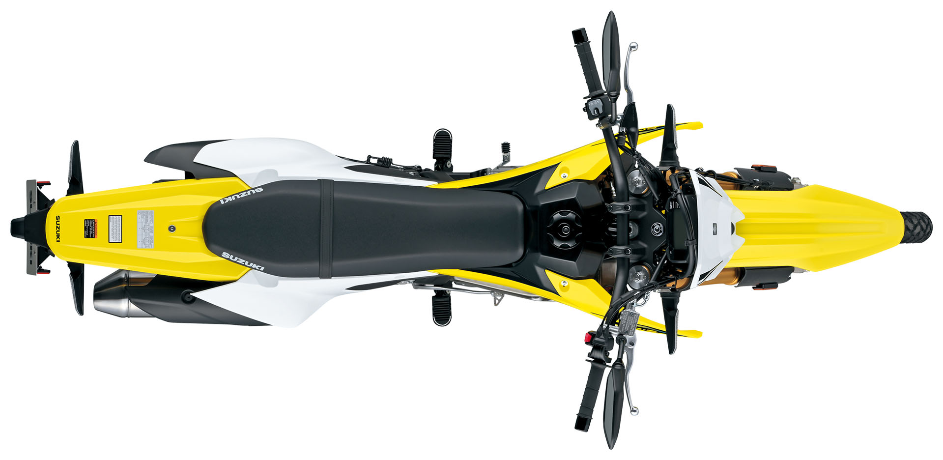New 2027 Suzuki DR-Z4S Champion Yellow No. 2 / Solid Special White