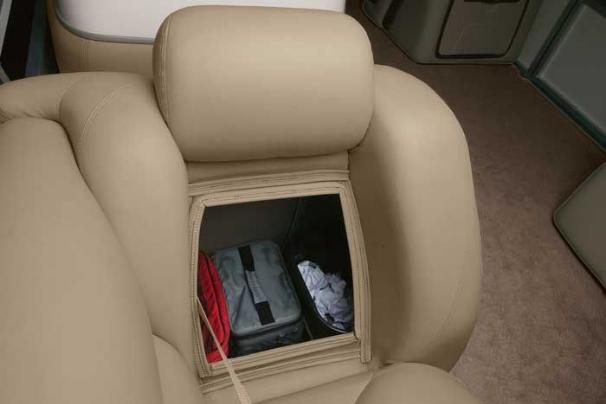 The lounge arms house more storage and easy-access trash receptacles. - Photo 3