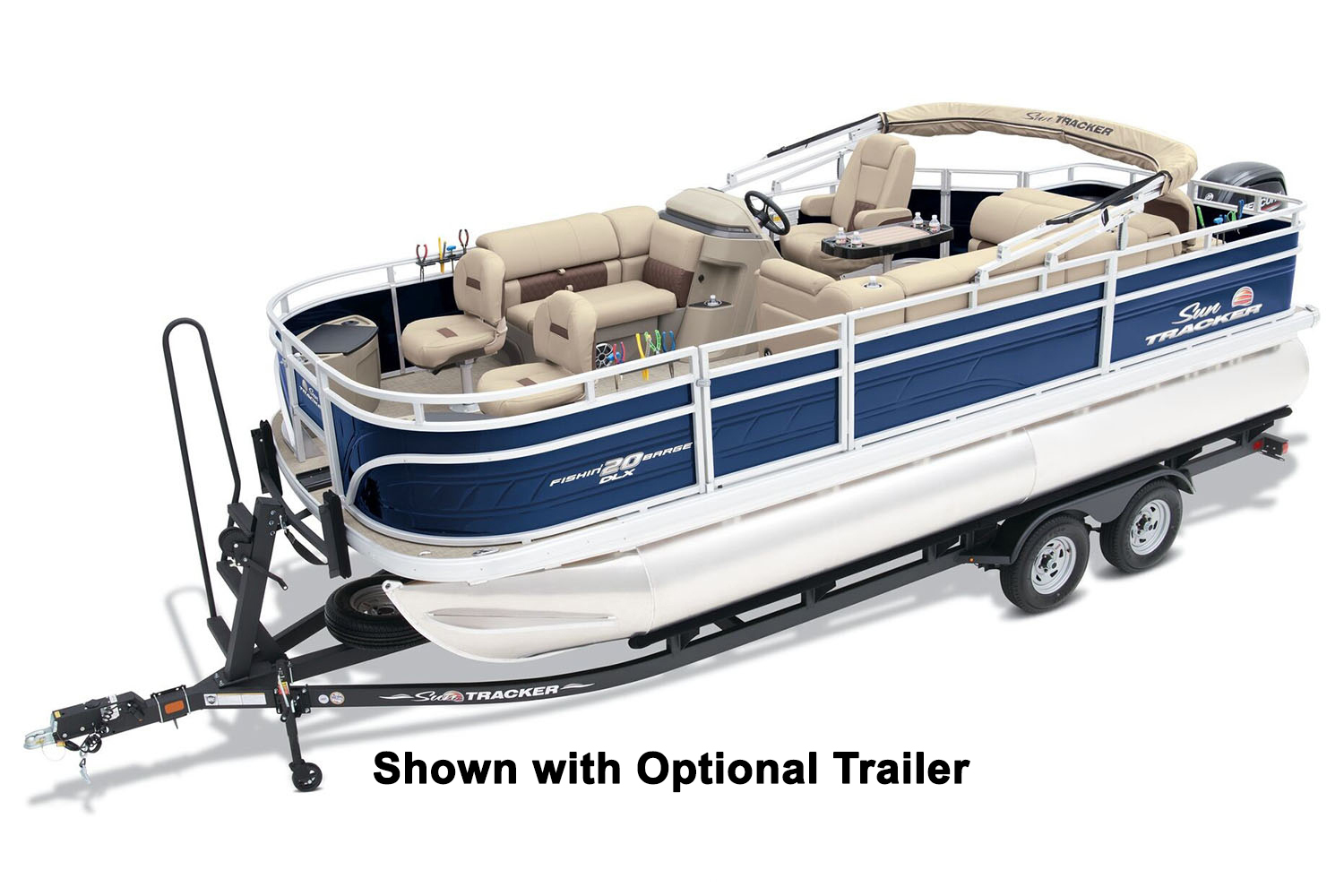 2025 Sun Tracker Fishin' Barge 20 DLX in Topeka, Kansas - Photo 2