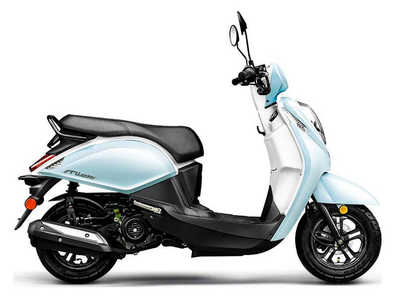 New 2024 SYM Mio 50 | Scooters in Kailua Kona HI | Arctic White