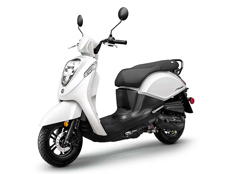 New 2025 SYM Mio 50 | Scooters in Pensacola FL | Arctic White
