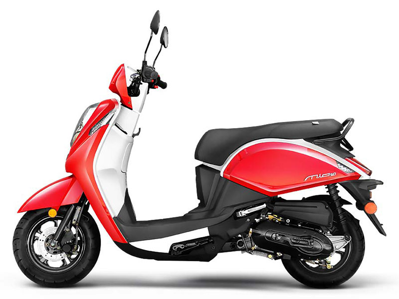 New 2025 SYM Mio 50 | Scooters in Pensacola FL | Arctic White