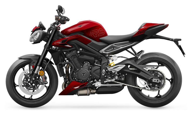 New 2024 Triumph Street Triple 765 RS Motorcycles in Indianapolis IN Carnival Red