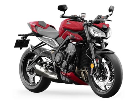 New 2024 Triumph Street Triple 765 RS Motorcycles in Indianapolis IN Carnival Red