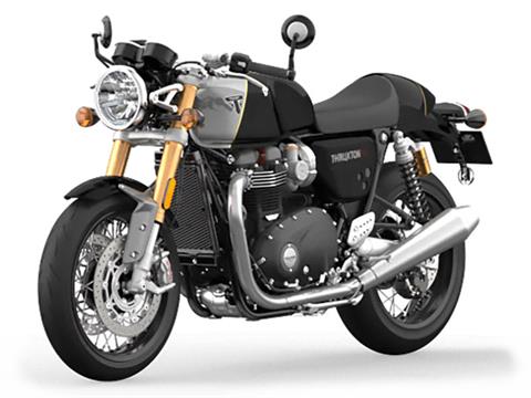 New 2024 Triumph Thruxton RS Motorcycles in North Charleston SC Jet Black Silver Ice