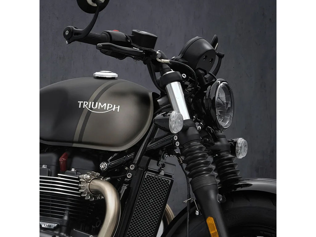 New 2024 Triumph Bonneville Bobber Fort Collins CO Specs Price Photos Stealth Edition Sapphire Purple Silver Purple
