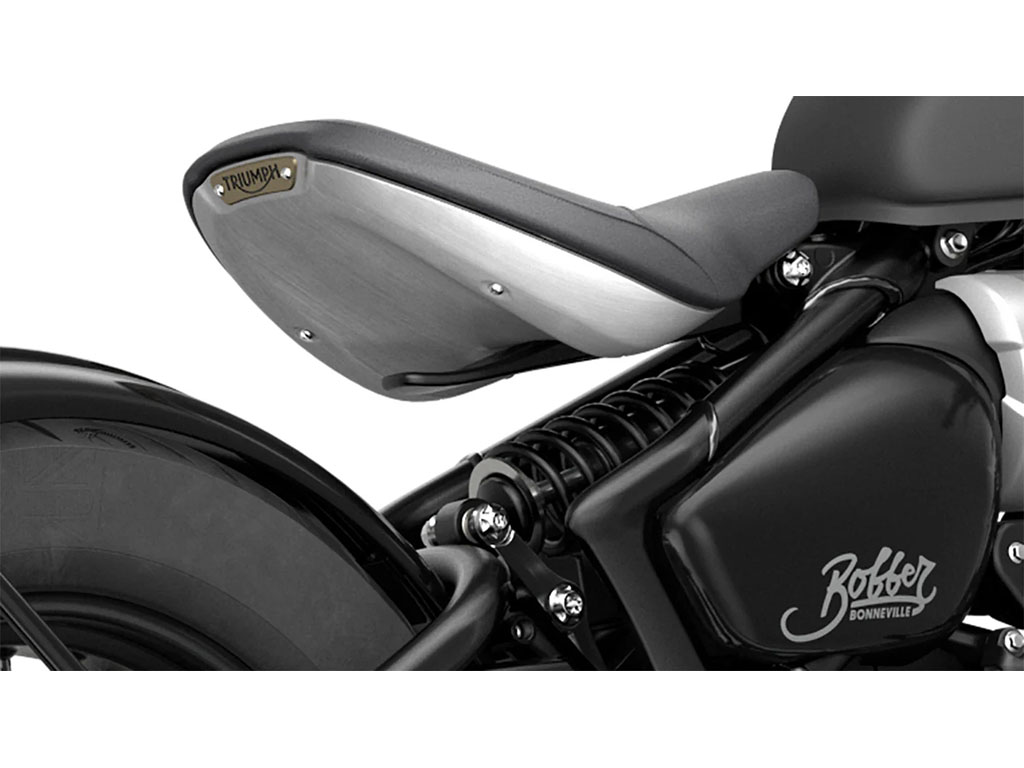 New 2024 Triumph Bonneville Bobber Jet Black Ash Gray Motorcycles in Roswell GA